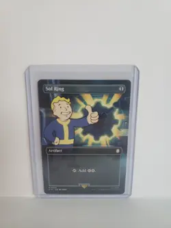 MTG Sol Ring Borderless Universes Beyond: Fallout Regular NM Magic The Gathering - Image 1