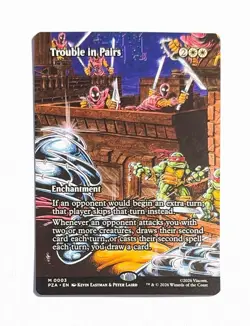Trouble in Pairs ~ MTG Teenage Mutant Ninja Turtles ~ Borderless #0003 - Image 1