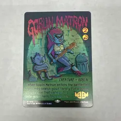 NM Foil Goblin Matron Borderless Secret Lair Goblin & Squabblin' 1312 MTG - Image 1