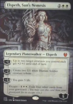 Elspeth, Sun's Nemesis (Borderless) - Theros Beyond Death: #255 Nm C265 - Image 1