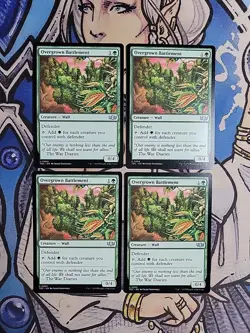 4x Overgrown Battlement - NM/M TDC MTG Magic - Image 1