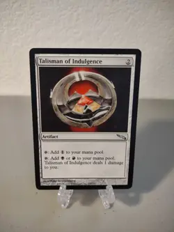 MTG Talisman Of Indulgence LP Mirrodin - Image 1