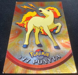 2000 Topps Pokemon TV Animation Edition #77 Ponyta Holo Foil Slightly-Used - Image 4