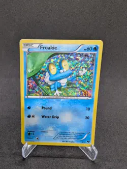 Pokemon TCG - Froakie - 4/12 - Mcdonalds 2013 Promo - Holo - HP/DMG - Image 1