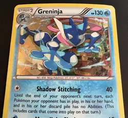 Greninja 40/122 Rare Cracked Ice Holo Breakpoint Pokemon TCG Card MP - Image 2