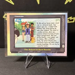 Topps - Pokemon - The School of Hard Knocks - Non Holo - EP9 - Series 2 Card - Image 3