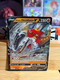 HISUIAN DECIDUEYE V 083/189 Astral Radiance Holo Rare V Holo Pokemon TCG NM/M - Image 1