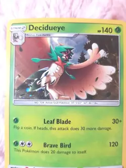 Decidueye #SM55 Cosmic Holo Rare Black Star Promo Sun and Moon Pokemon 2017 - Image 4