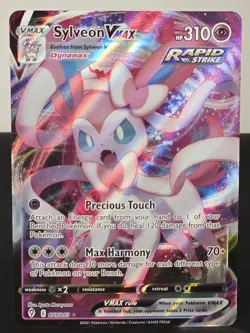 SWSH07: Evolving Skies #075/203 Sylveon VMAX tcg Pokemon Ultra Rare,Holo - Image 1