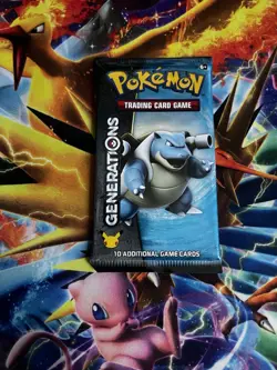 Pokemon Generations radiant collection Blastoise Booster Pack - Image 1