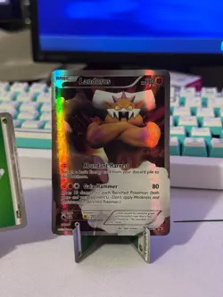 Pokemon TCG Landorus BW43 Black Star Promo MP - Image 2