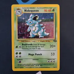 Nidoqueen Jungle 7/64 Holo Unlimited Holo Rare Pokemon TCG - Image 1