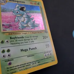 Nidoqueen Jungle 7/64 Holo Unlimited Holo Rare Pokemon TCG - Image 2