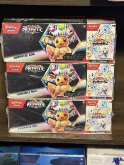 Pokemon Prismatic Evolution Sam’s Club Bundle X3 Lot - Image 1