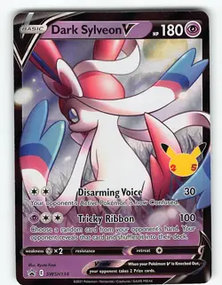 DARK SYLVEON V SWSH134 PROMO SWSH BLACK STAR POKEMON NM - Image 2