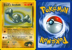 BROCK'S GEODUDE 66/132 COMMON GYM HEROES POKEMON UNLIMITED MP - Image 3
