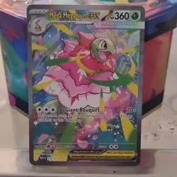 Pokemon Mega Meganium EX 272/217 ASC Foil 360 HP 70+ Attack Stage 2 - Image 1