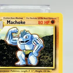 Pokemon Machop 52/102 Machoke 34 /102 Base Set Unlimited Vintage 1999 LP - Image 4