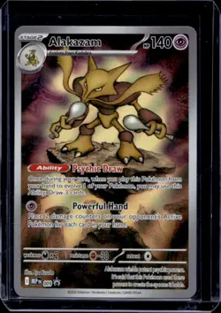2025 Pokemon MEP Black Star Promos Alakazam #009 - Image 1