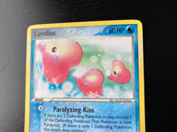 Pokemon Non-Holo Luvdisc 14/17 Pop Series 2 Very Good/ Mild Played Condition - Image 3