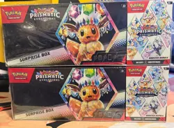 Pokemon Prismatic Evolutions Surprise Box/Booster Bundle Sams Club Set of Two - Image 1