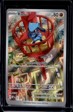 2025 Pokemon MEP Black Star Promos Riolu #010 - Image 1