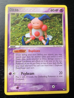 Pokemon Non-Holo Ditto 12/17 Pop Series 3 Excellent/ Lightly Played Condition - Image 1