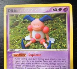 Pokemon Non-Holo Ditto 12/17 Pop Series 3 Excellent/ Lightly Played Condition - Image 3