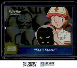 2000 Pokemon Topps TV Animation S3 Holo Orange Islands Shell Shock #OR6 - Image 1