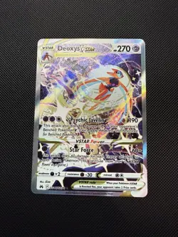 Pokemon Deoxys VSTAR Ultra Rare Crown Zenith: Galarian Gallery GG46/GG70 NM - Image 1
