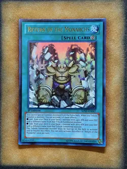 Yugioh Return Of The Monarchs SHSP-EN067 Ultra Rare 1st Ed LP - Image 1