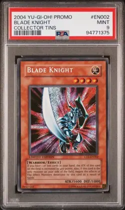 PSA 9 Yu-Gi-Oh! 2004 Blade Knight CT1-EN002 Secret Rare Yugioh [PSA] - Image 1