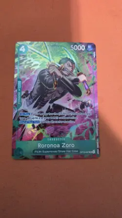 OP15 Roronoa Zoro Treasure Rare TR Super Rare PRERELEASE NM 🔥 - Image 1