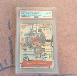 One Piece Tony Tony.Chopper EB01-006 Manga Alternate Art Foil PSA 10 - Image 1