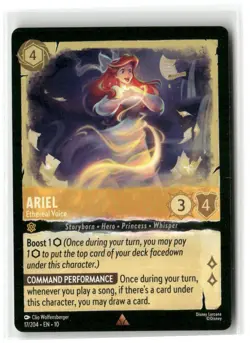 Ariel Ethereal Voice 17/204 Whispers in the Well Disney Lorcana - Image 1