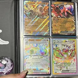 Pokemon EX Holo Card Lot Charizard Mew Dragonite Gengar Pikachu Binder - Image 2