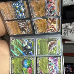 Pokemon EX Holo Card Lot Charizard Mew Dragonite Gengar Pikachu Binder - Image 3