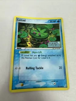 Pokemon TCG English Card Crystal Guardians Lotad 55/100 Reverse Holo Stamped - Image 1