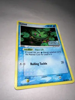 Pokemon TCG English Card Crystal Guardians Lotad 55/100 Reverse Holo Stamped - Image 2