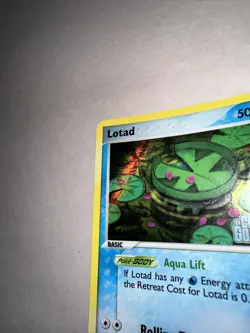 Pokemon TCG English Card Crystal Guardians Lotad 55/100 Reverse Holo Stamped - Image 3