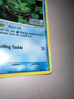 Pokemon TCG English Card Crystal Guardians Lotad 55/100 Reverse Holo Stamped - Image 5