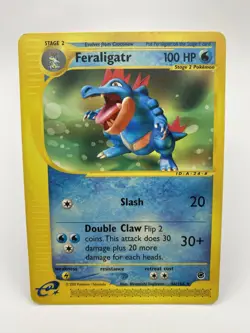 Feraligatr 46/165 Expedition Base Set Pokemon Card Rare MP - Image 1