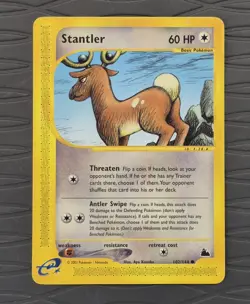 Stantler Skyridge 102/144 Common e-Reader WotC Pokemon Card NM - Image 1