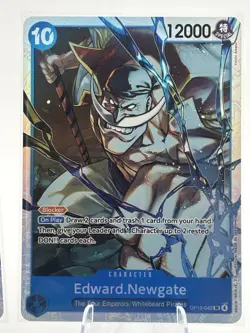One Piece Card Game OP13 Foil SR Special x4 Edward.Newgate OP13-042 play set - Image 3