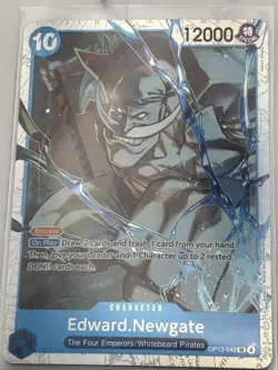 One Piece Card Game OP13 Foil SR Special x4 Edward.Newgate OP13-042 play set - Image 5