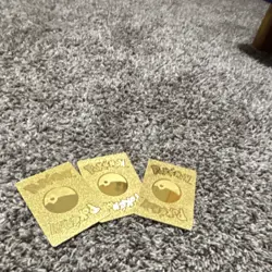 Pokemon Gold Metal English TCG Cards Lot Pikachu Magikarp Wailord GX Meowth VMAX - Image 2