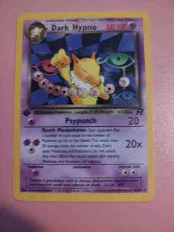 Pokemon Card - Dark Hypno Team Rocket 26/82 Rare 1st Edition - Image 1