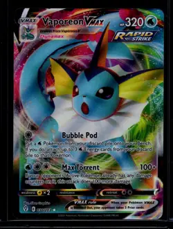 Vaporeon VMAX 030/203 Evolving Skies Pokemon Card NM - Image 1