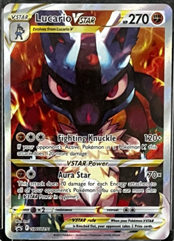 Lucario VSTAR SWSH291 SWSH: Sword & Shield Black Star Promo Pokemon Card - Image 1