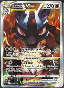 Lucario VSTAR SWSH291 SWSH: Sword & Shield Black Star Promo Pokemon Card - Image 2